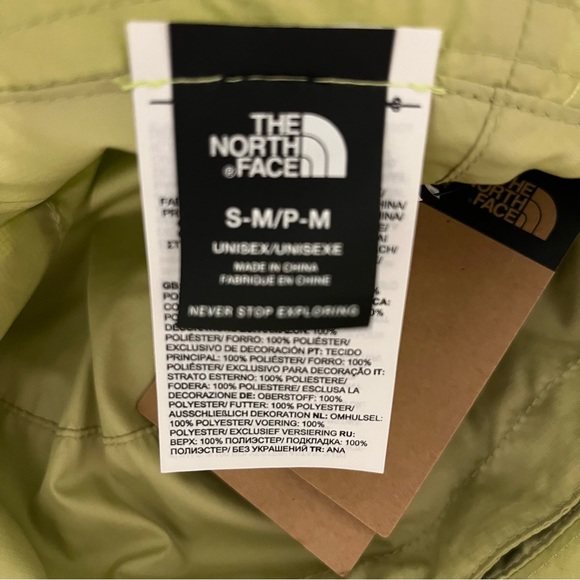 NWT The North Face Unisex Sun Stash Hat Green Bucket Reversible Packable - Picture 13 of 16